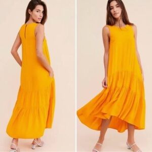 Anthropologie Maeve Tiered Maxi Dress